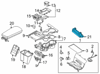 OEM 2021 Kia K5 Control Assembly-Heater Diagram - 97250L3200FHV