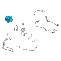 OEM Honda Pump Assembly, Power Steering (L4) Diagram - 56100-R40-P05