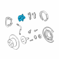 OEM 2011 Chevrolet Caprice Caliper Diagram - 92193452