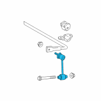 OEM 2011 Lexus IS350 Link Assy, Rear Stabilizer Diagram - 48830-30090