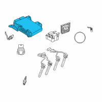 OEM Chrysler Powertrain Control Module Diagram - 5033290AE