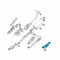 OEM 2007 Nissan Xterra Three Way Catalytic Converter Diagram - 208A3-EA21B