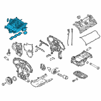 OEM 2017 Infiniti Q50 Collector-Intake Manifold Diagram - 14010-1MG1A