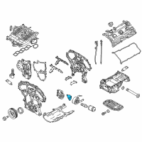 OEM Infiniti QX50 Gasket-Oil Filter To Cylinder Block Diagram - 15239-JK20A