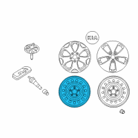 OEM 2019 Kia Soul Wheel Assembly-Steel Diagram - 52910B2050