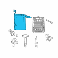 OEM 2012 Dodge Avenger Electrical Powertrain Control Module Diagram - RL150655AA