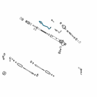 OEM Infiniti Tube Assy-Cylinder Diagram - 49541-4W000