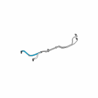 OEM Jeep Wrangler Hose-Transmission Oil Cooler Diagram - 5093942AA