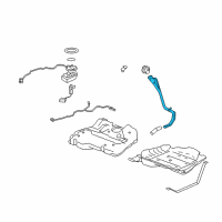 OEM Saturn Aura Filler Pipe Diagram - 20823193