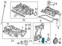 OEM 2019 Honda Accord Cover, Chain Case Diagram - 11412-59B-000
