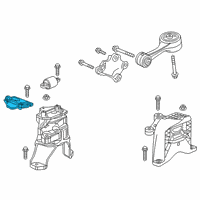 OEM Honda Insight STAY, ENG SIDE MTG Diagram - 50625-TXM-A00