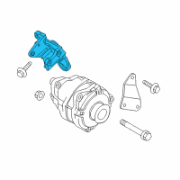 OEM 2011 Infiniti QX56 Bracket Alternator Diagram - 11710-1LA0A