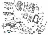 OEM 2022 Cadillac Escalade Module Diagram - 13536041