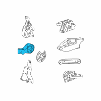 OEM 2016 Buick Regal Mount Asm-Engine Rear Diagram - 13228306