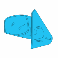 OEM 2001 Ford Explorer Sport Mirror Diagram - F5TZ-17682-B