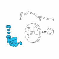 OEM 2017 Acura MDX Master Cylinder Assembly Diagram - 46100-TP6-A12