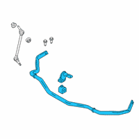 OEM 2015 Ford Mustang Stabilizer Bar Diagram - FR3Z-5482-J