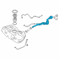 OEM Nissan Kicks Tube Assy-Filler Diagram - 17221-5RL0A