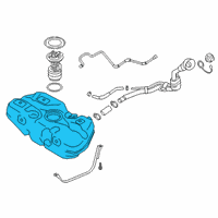 OEM Nissan Versa Fuel Tank Assembly Diagram - 17202-3AN0D