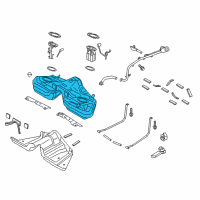 OEM Ford Mustang Fuel Tank Diagram - JR3Z-9002-C