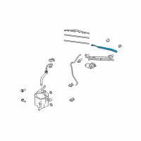 OEM 2015 Scion xB Wiper Arm Diagram - 85211-12580