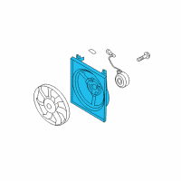 OEM 2006 Kia Spectra5 Shroud Diagram - 977352F000
