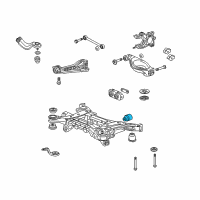 OEM Acura Rubber, Left Rear Differential Mounting Diagram - 50740-STK-A00