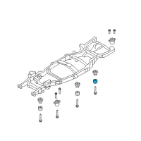 OEM Ford Lower Insulator Diagram - 7L1Z-1000155-KA