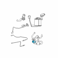 OEM 2004 Jeep Wrangler Pump-Leak Detection Diagram - 4891414AE