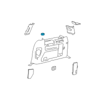 OEM 2007 Ford Freestar Cup Holder Diagram - F78Z-1613562-AAD