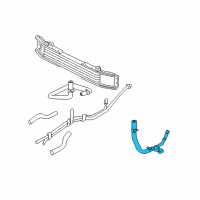 OEM 2004 Kia Sorento Tube Assembly-Oil Cooler Diagram - 254703E600