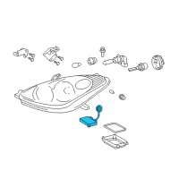 OEM 2002 Lexus ES300 Computer Sub-Assy, Headlamp Light Control Diagram - 81107-33460