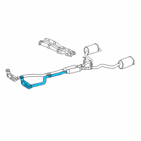 OEM 2002 Ford Thunderbird Catalytic Converter Diagram - 1W6Z-5E212-LH