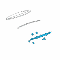 OEM 2008 Cadillac SRX Lamp Asm-High Mount Stop Diagram - 15930616