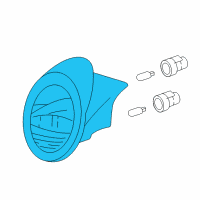 OEM Ford Thunderbird Tail Lamp Assembly Diagram - 5W6Z-13404-A