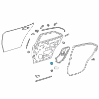 OEM 2022 Toyota Camry Door Shell Plug Diagram - 67833-0E010