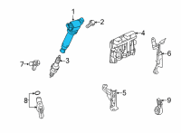 OEM 2019 Toyota Camry Ignition Coil Diagram - 90919-A2013