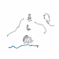 OEM 2008 Hyundai Santa Fe Hose Assembly-Return"A" Diagram - 57520-0W000