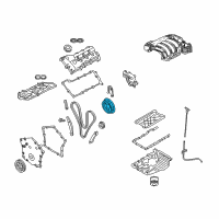OEM 2008 Dodge Avenger SPROCKET-Intake CAMSHAFT Diagram - 4892341AA
