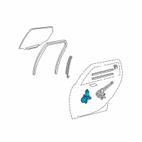 OEM Scion xB Window Motor Diagram - 85720-32160