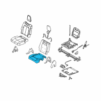 OEM 2012 Lincoln MKT Seat Cushion Pad Diagram - AE9Z-7463841-C