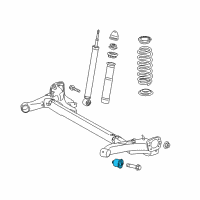 OEM Scion Axle Beam Bushing Diagram - 48725-74011