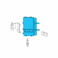 OEM Jeep Commander Powertrain Control Generic Module Diagram - R5094611AF