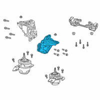 OEM 2021 Jeep Gladiator Engine Mount Diagram - 68328259AE