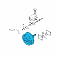 OEM 2004 Hyundai Tiburon Booster Assembly-Brake Diagram - 59110-2C600