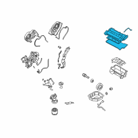 OEM Kia Optima Cover Assembly-Rocker LH Diagram - 224103E611