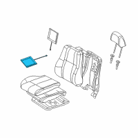 OEM Jeep Pad-Seat Cushion Diagram - 4610230AF