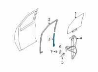 OEM 1998 Ford E-150 Econoline Lower Guide Diagram - F2UZ-15222A00-A