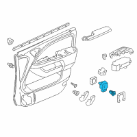 OEM 2007 Honda Odyssey Switch Assembly, Power Seat Memory Diagram - 35961-SHJ-A01