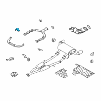 OEM Infiniti INSULATOR-Heat, Exhaust Diagram - 20596-JK00A